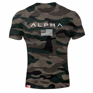 ALPHA Mens Gyms T-shirt