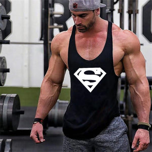 Superman Gyms Sleeveless Shirt Men